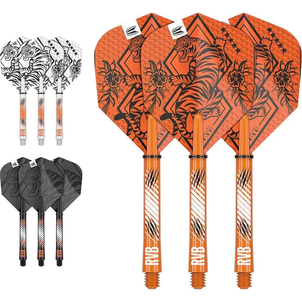 Ailettes Target Raymon Van Barneveld Ink Bundle (3 Sets) Ailettes + Futs Intermediate