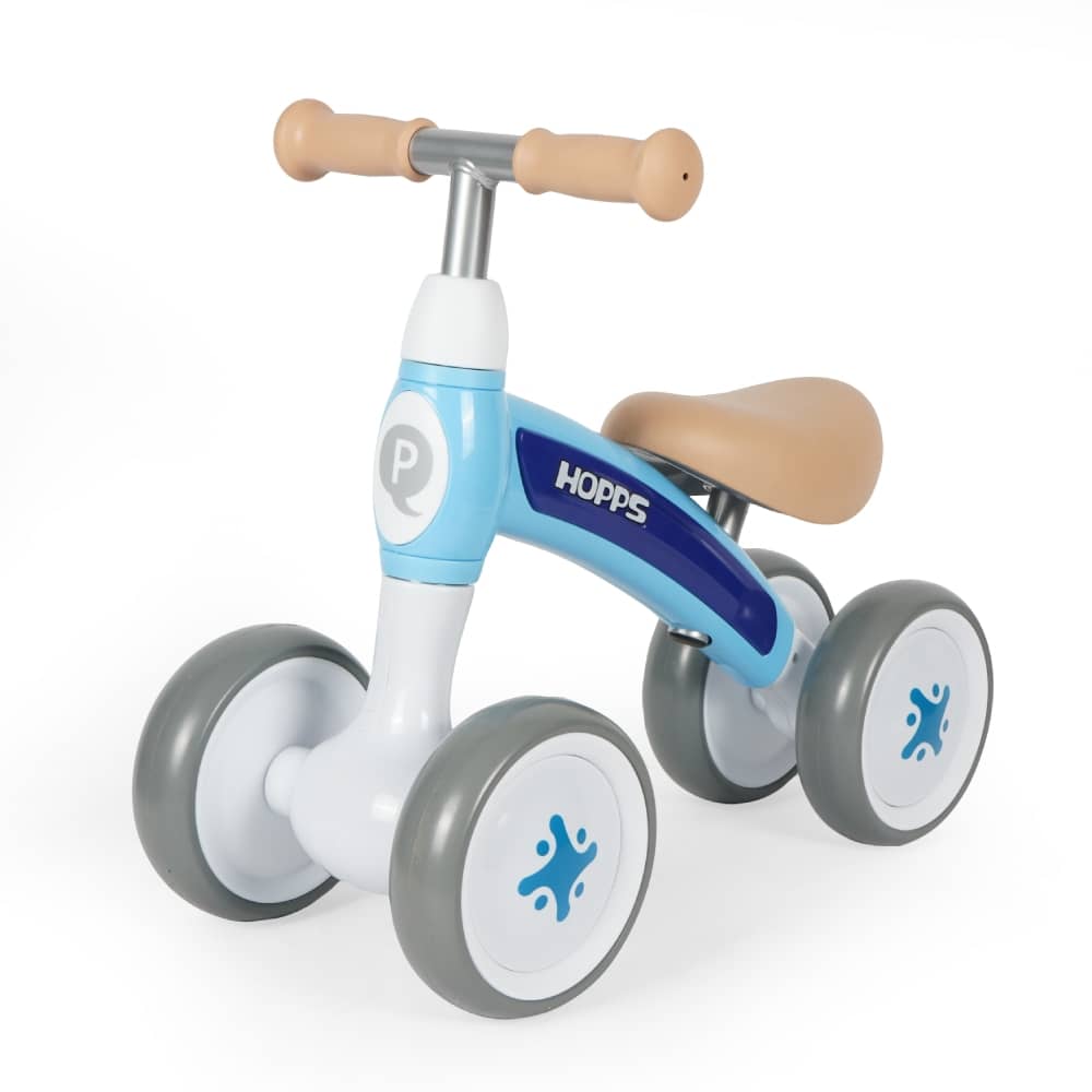 Correpasillos Qplay Hopps 4 Ruedas 50x23x40 cm Azul