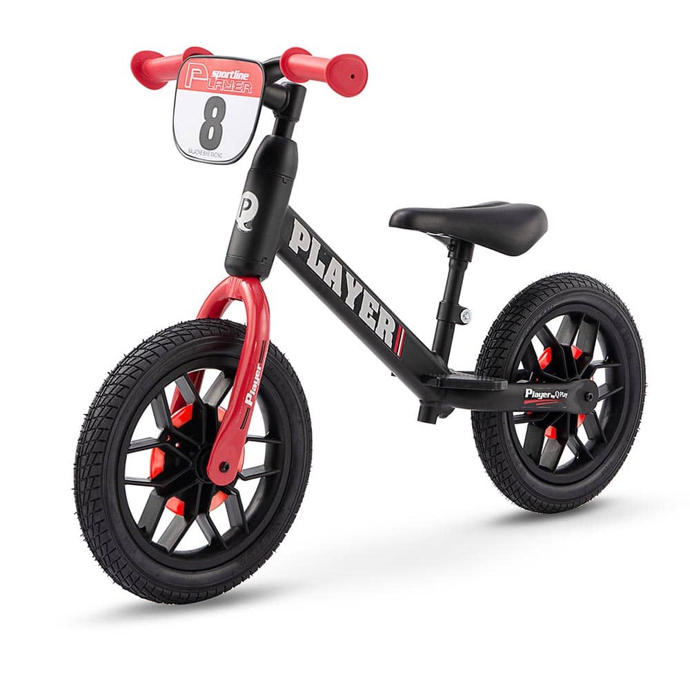 Bicicleta sin pedales Balance Bike Player Rojo con Luces en Ruedas