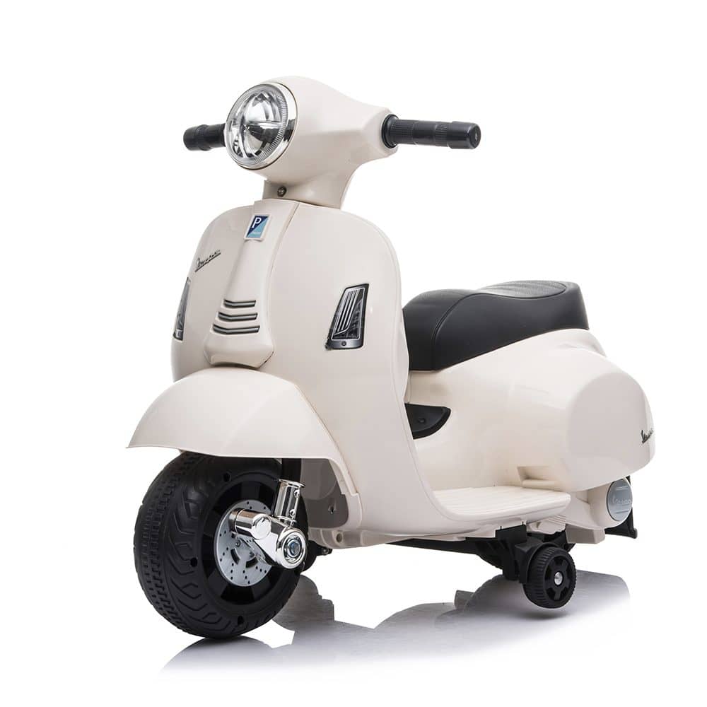 Mini Moto Vespa Eléctrica 6v Blanco