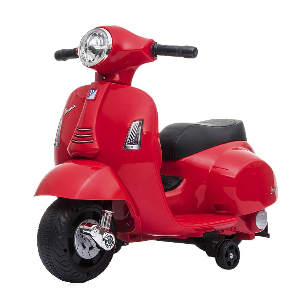Mini Moto Vespa Eléctrica 6v Rojo