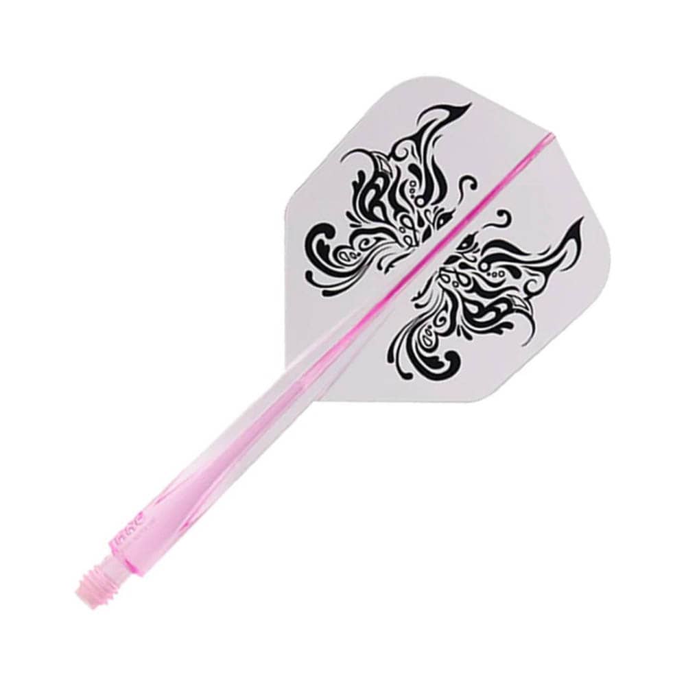 Plumas Condor Axe Shape Tribal Butterfly Rosa L 33.5mm 3 Uds. 