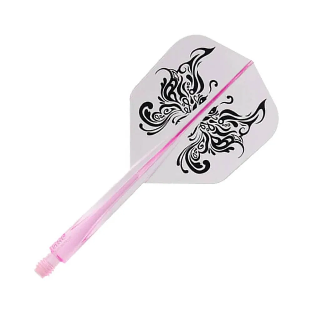 Plumas Condor Axe Shape Tribal Butterfly Rosa L 33.5mm 3 Uds. 