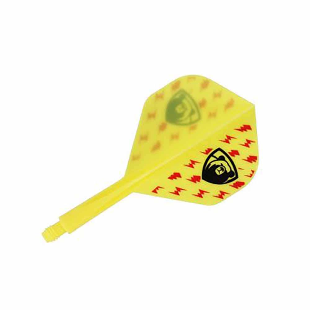 Plumas Condor Axe Thunderbolt Bear Yellow Standard S 21.5m 3 Uds. 