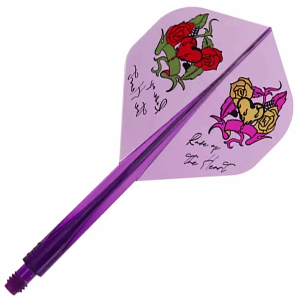 Plumas Condor Axe Rose of the heard Standard Clear Purple L 33.5m 3 Uds. 