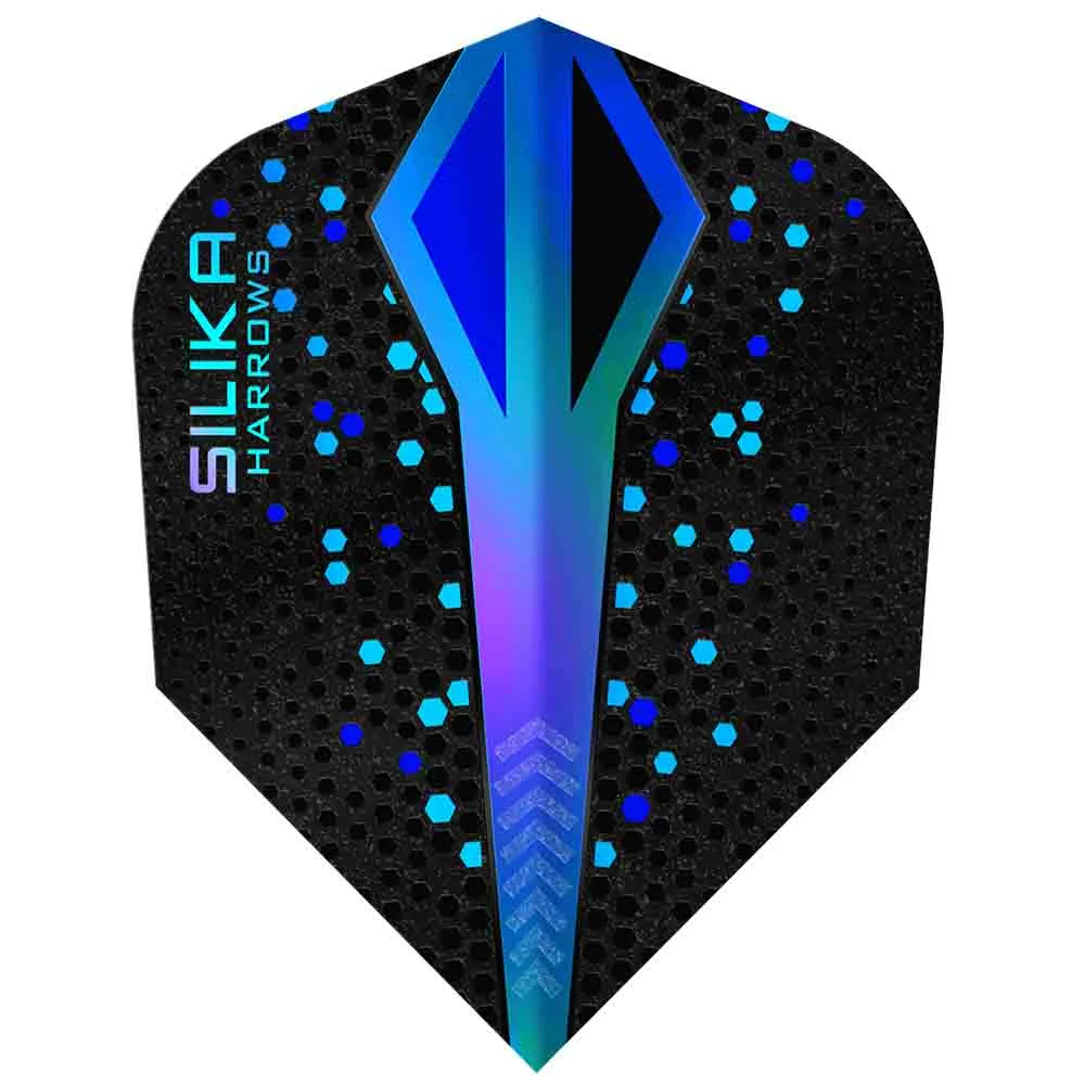 Plumas Harrows Darts Silika ColourShift Crystalline N6 Blue