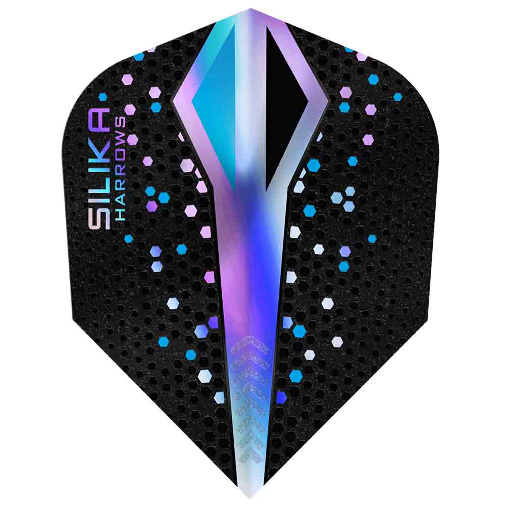 Plumas Harrows Darts Silika ColourShift Crystalline N6 Silver