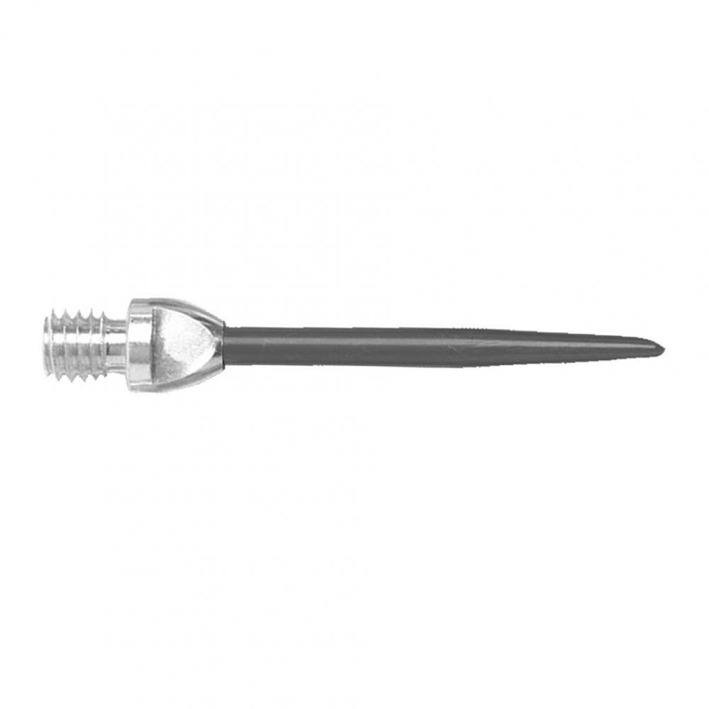  Puntas Conversion Harrows Clasica Negra Plata 30mm 2ba