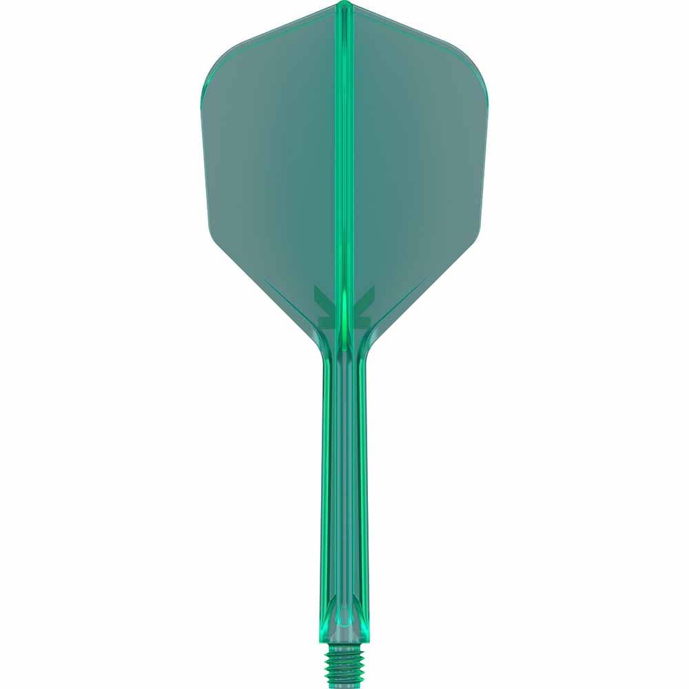 Plumas Target K-Flex No.6 Shape Green Medium 