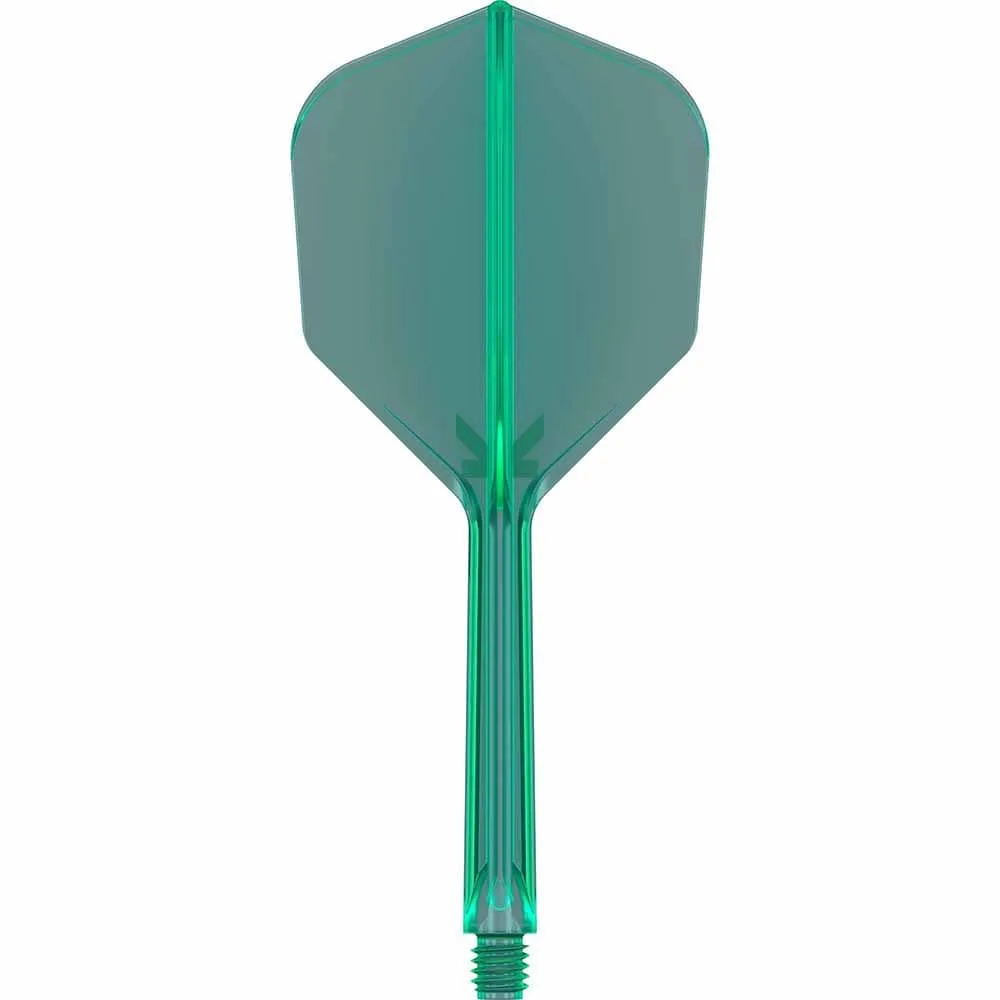Plumas Target K-Flex No.6 Shape Green Medium 