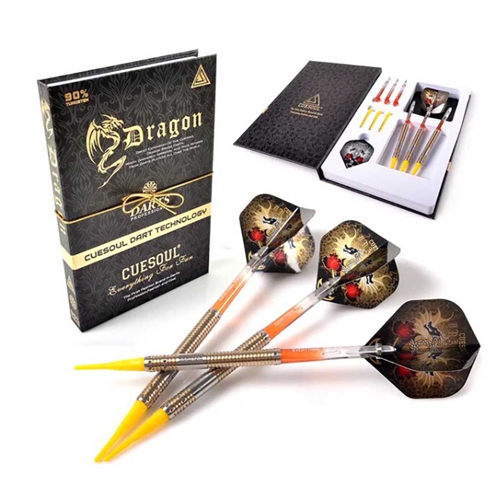 Dardos Cuesoul Darts Dragon Gold 90% 18g 