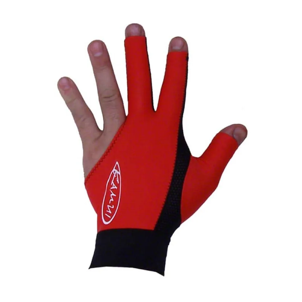 Guante Billar Kamui Glove Quick Dry Rojo S Zurdo