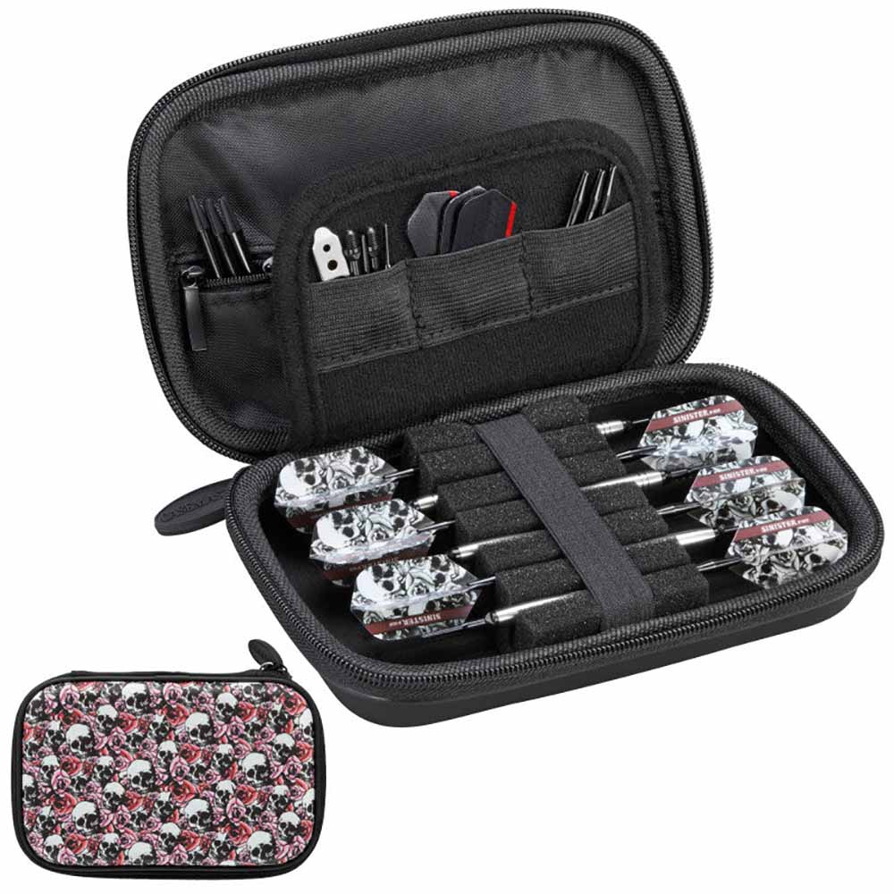 Funda Dardos Casemaster Sentinel Dart Case Skull Art Series