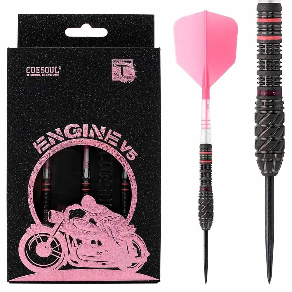 Dardos Cuesoul Engine V5 Pink Hope Steel Tip 90% 23g