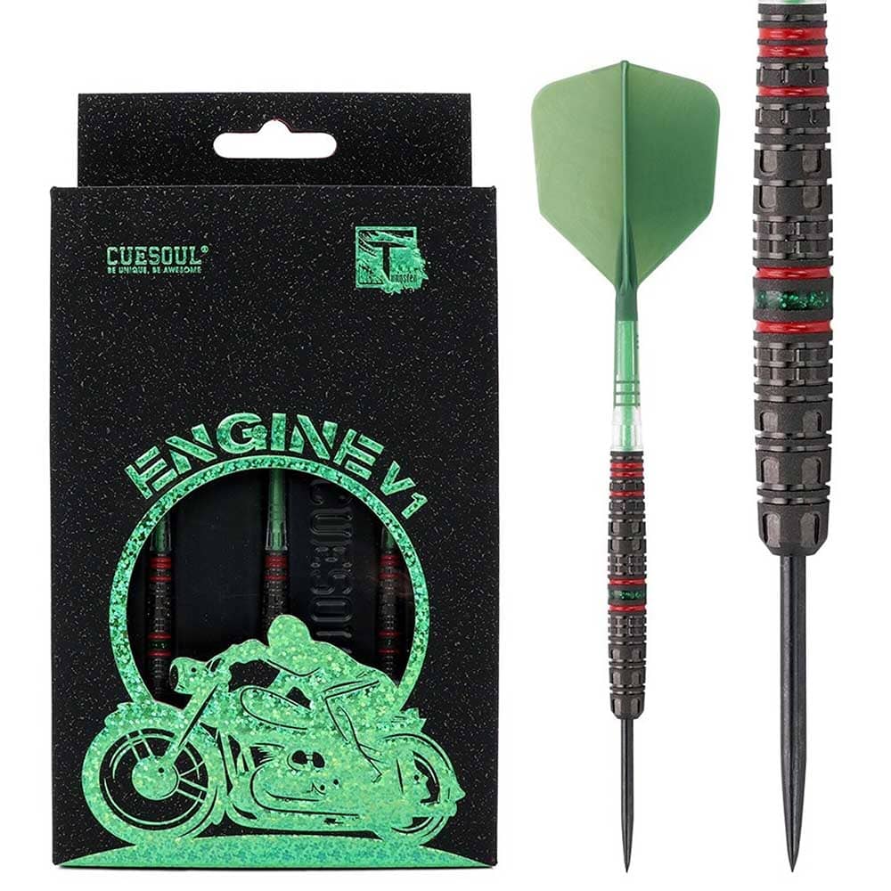Dardos Cuesoul Engine V1 Green Hope Steel tip 90% 23g