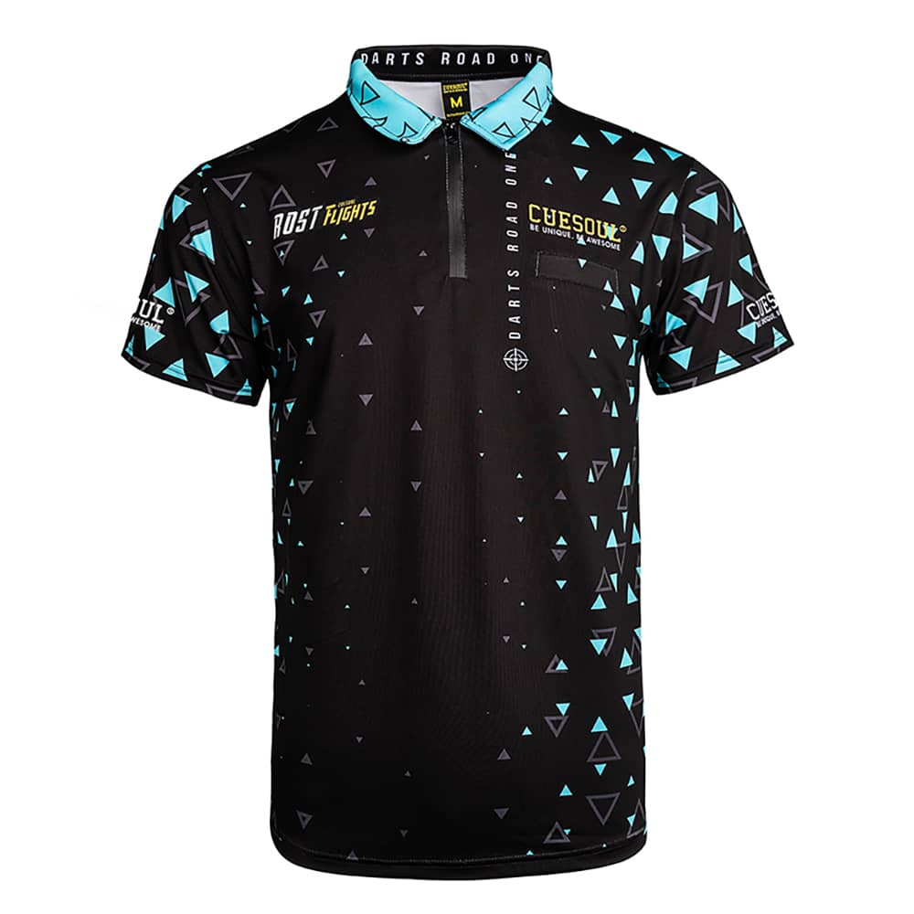 Camiseta Cuesoul L Darts Road Blue