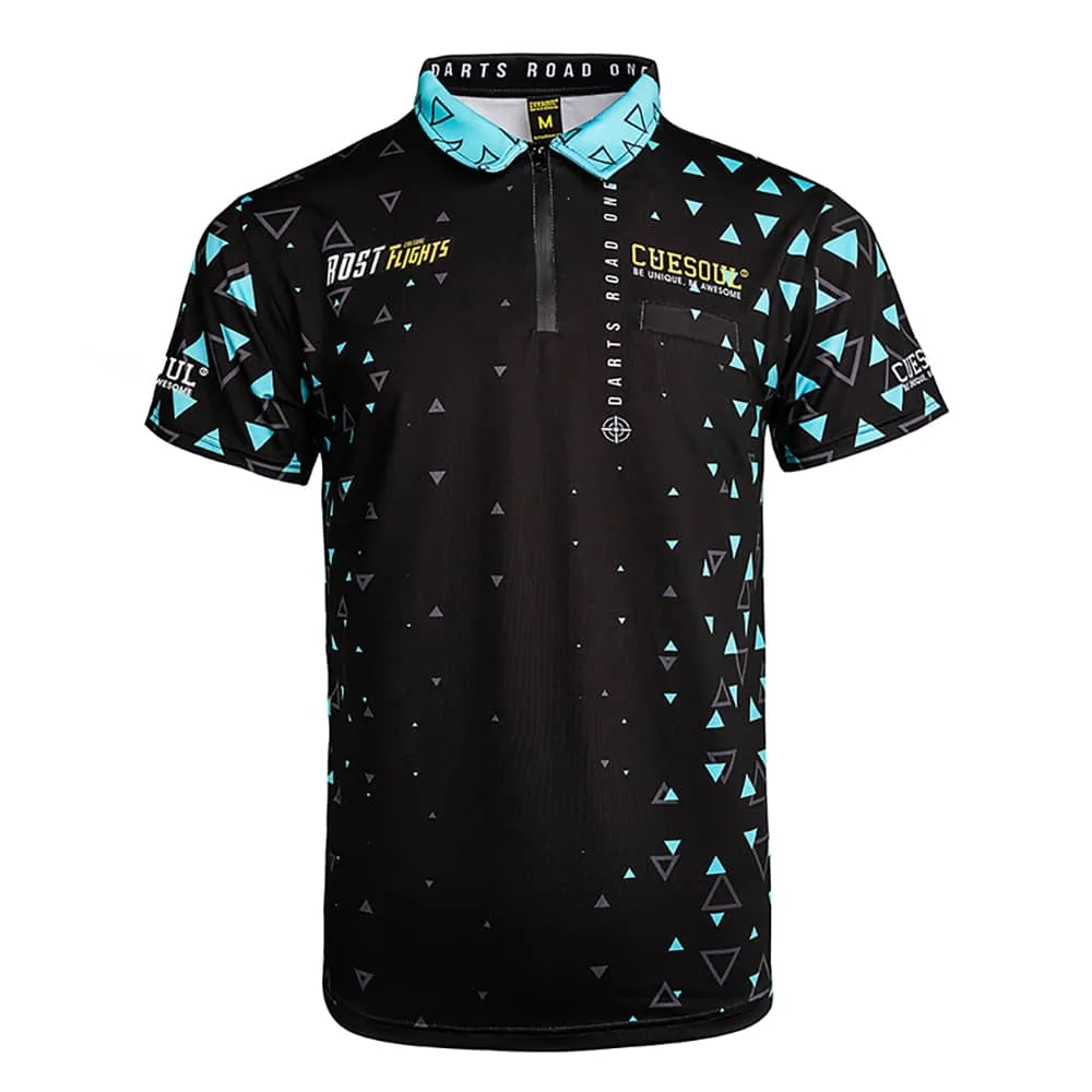 Camiseta Cuesoul XL Darts Road Blue