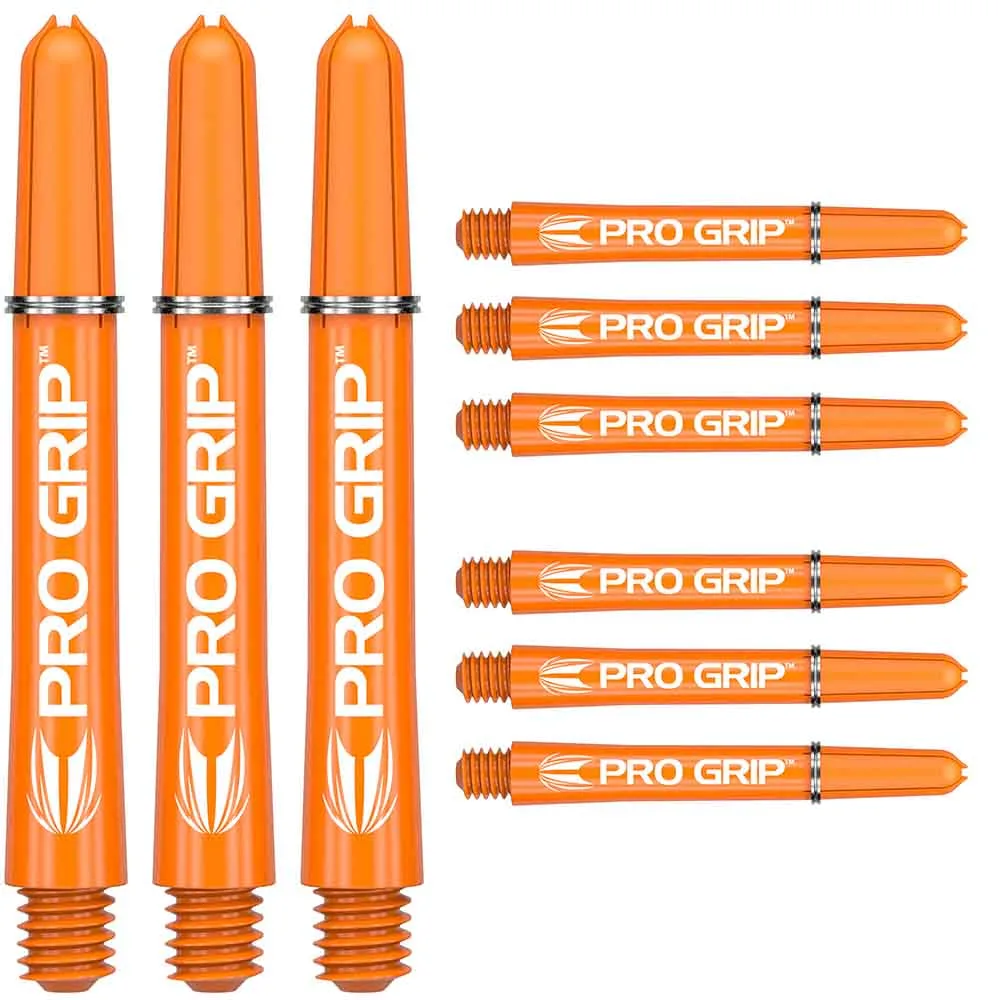 Cañas Target Pro Grip Shaft Short 3 sets Orange (34mm)