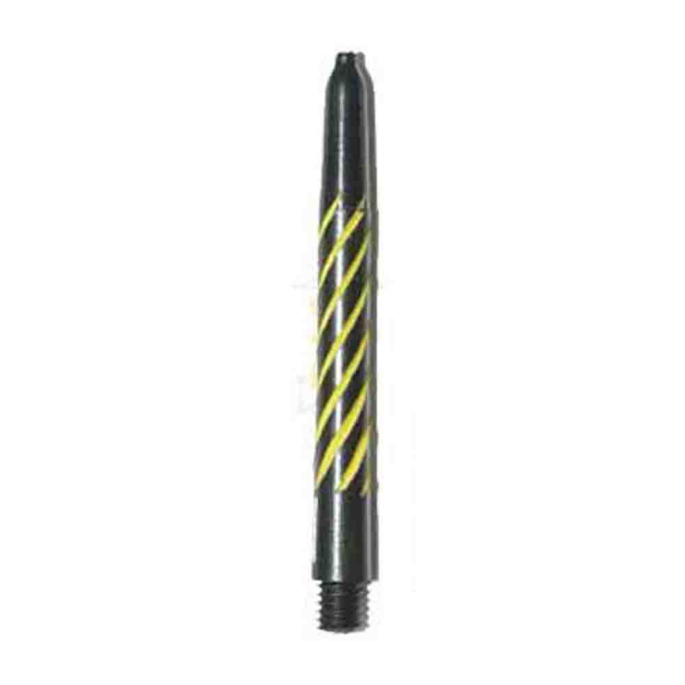 Cañas Spiroline Nylon Larga Negra/Amarilla (50mm)