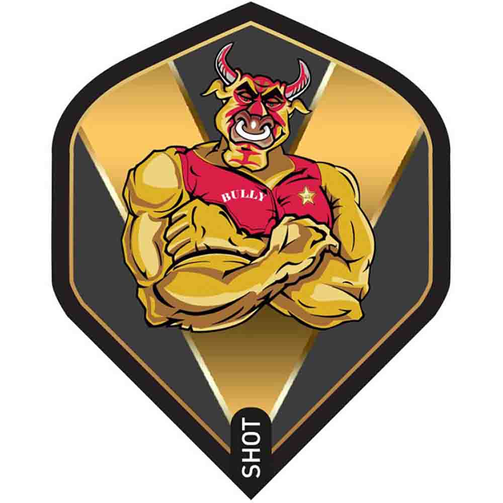Plumas Shot Darts Standard Michael Smith Bully Boy Gold