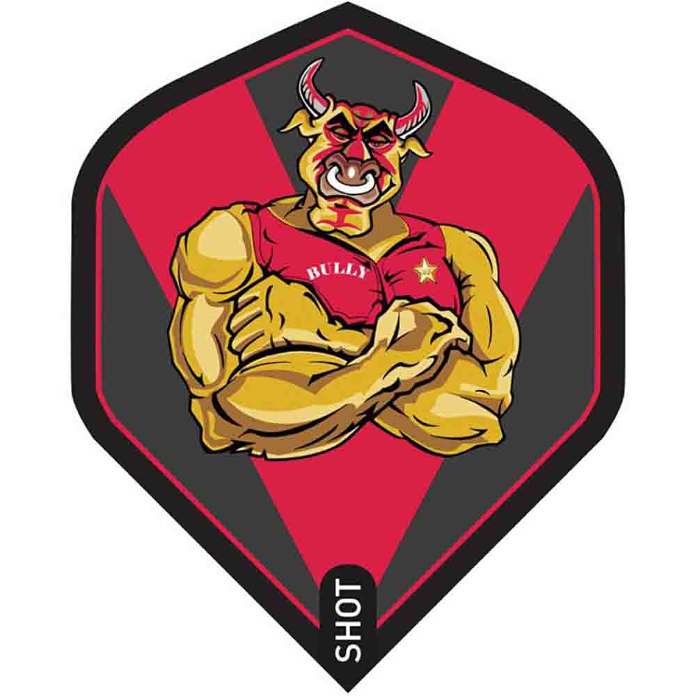 Plumas Shot Darts Standard Michael Smith Bully Boy Red