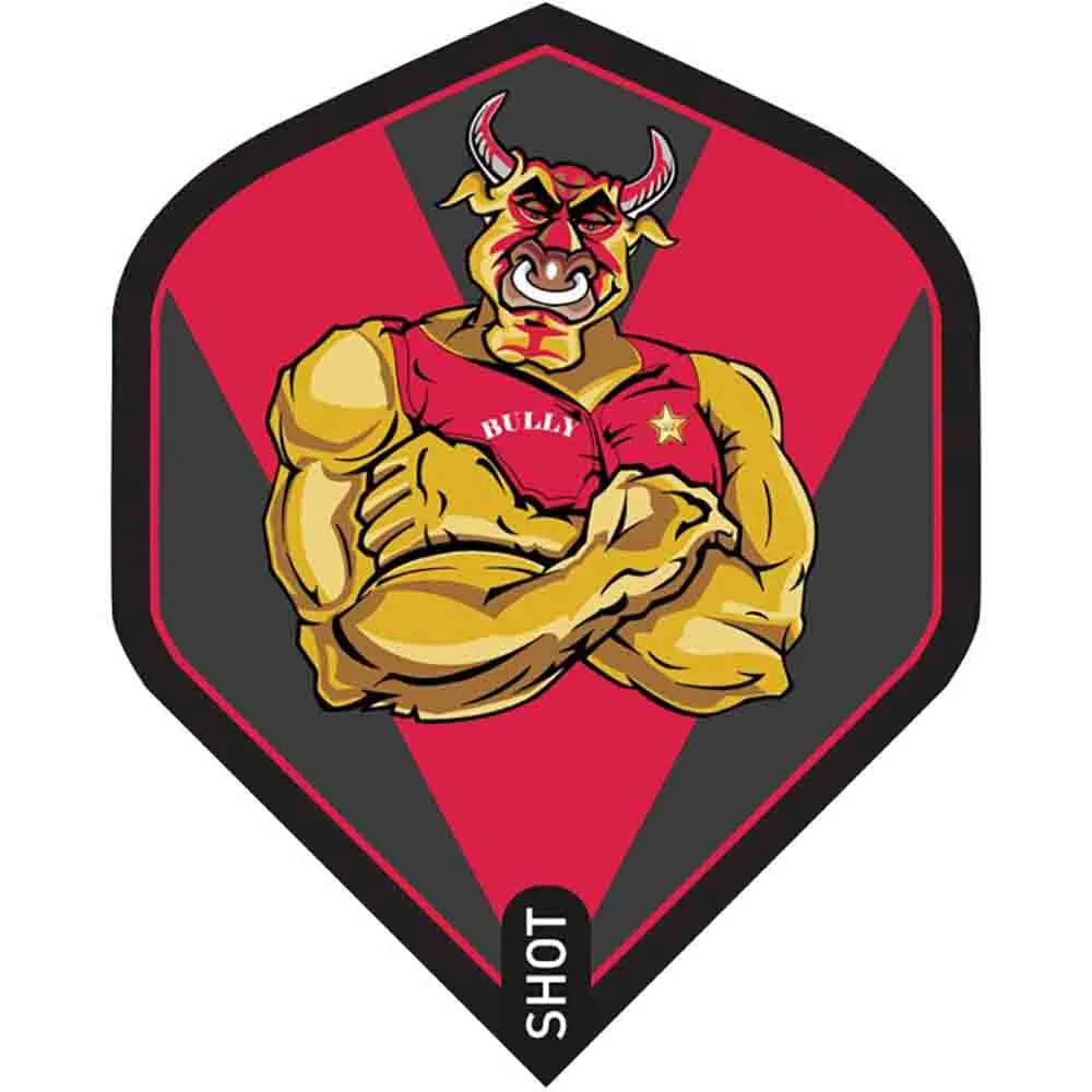 Plumas Shot Darts Standard Michael Smith Bully Boy Red