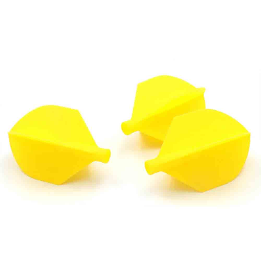 Plumas Flights Darts Cuesoul Tero AK4 Amarillo Escudo 