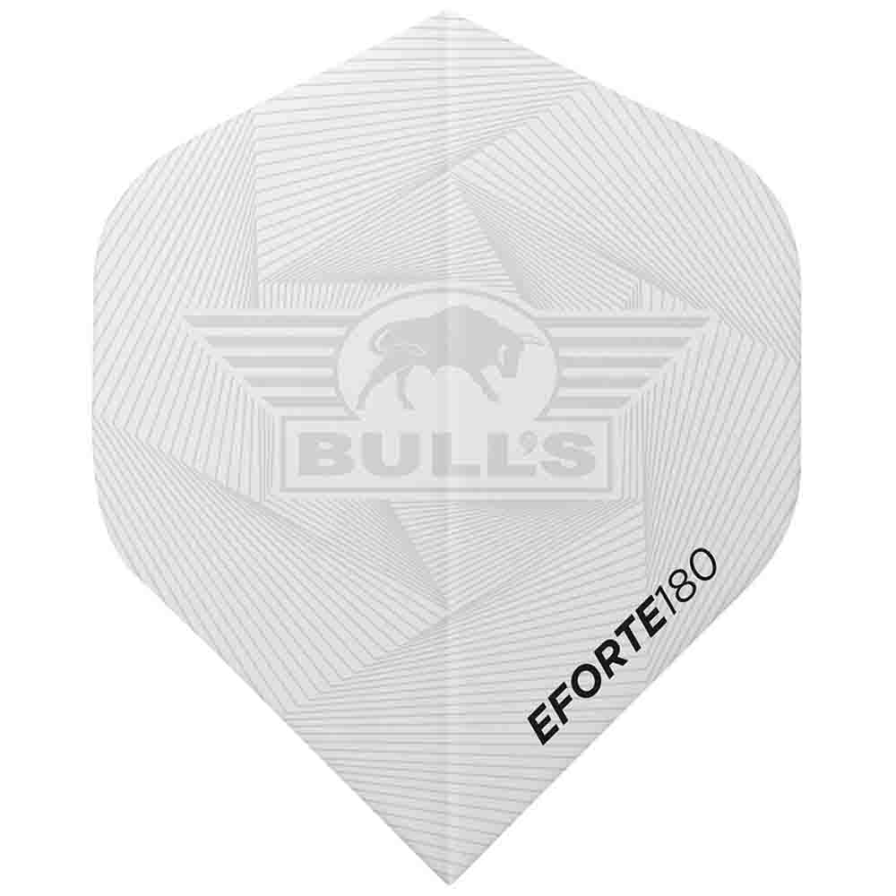 Plumas Bulls Darts EForte 180 No2 Standard Blanco