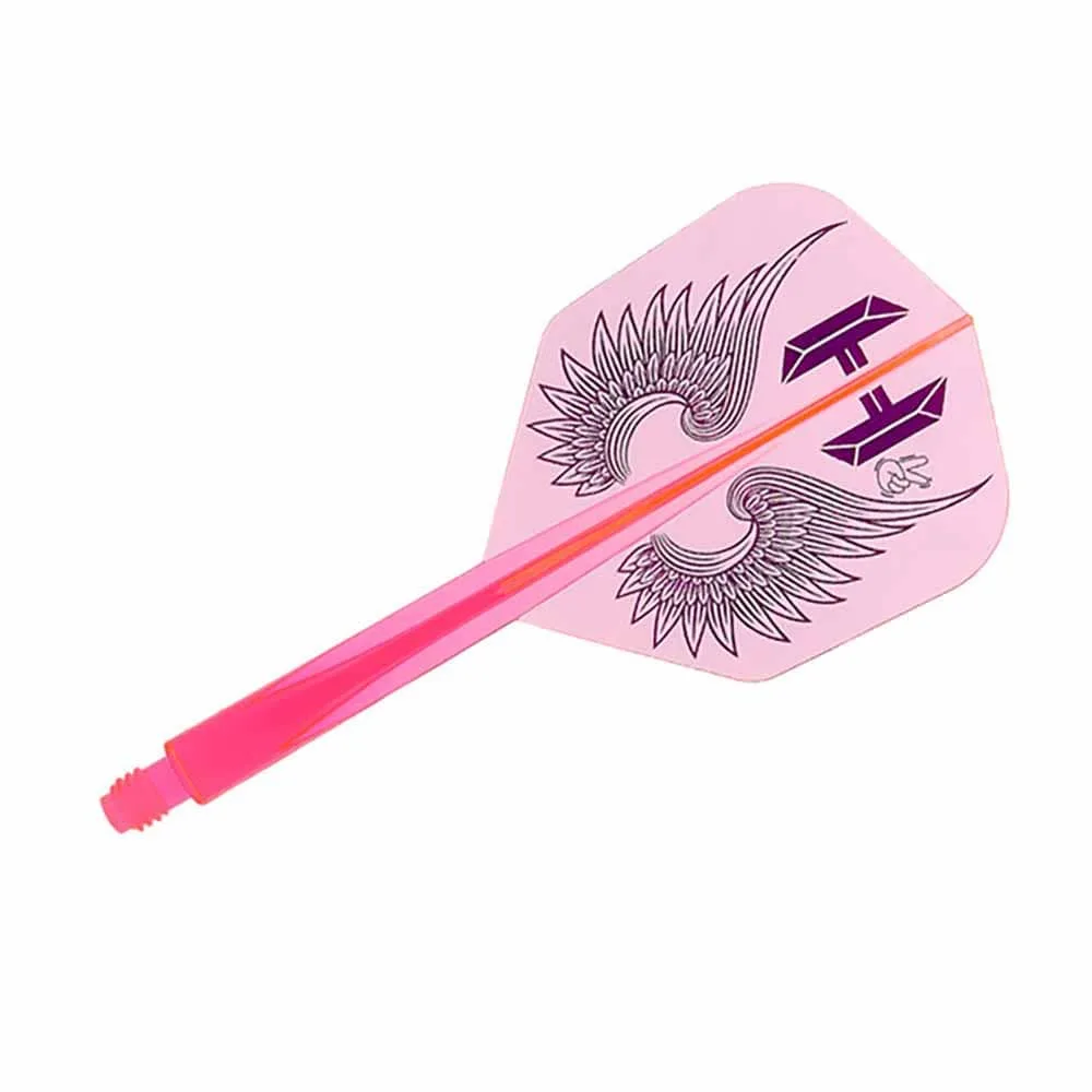 Condor Axe Flap Wings Neon Pink Shape M 27.5mm 3 Pack