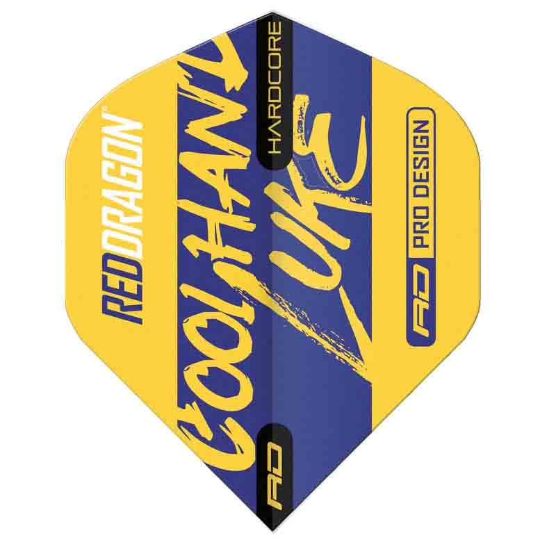 Plumas Flights Red Dragon Luke Humphries Signature Amarillo H/core 