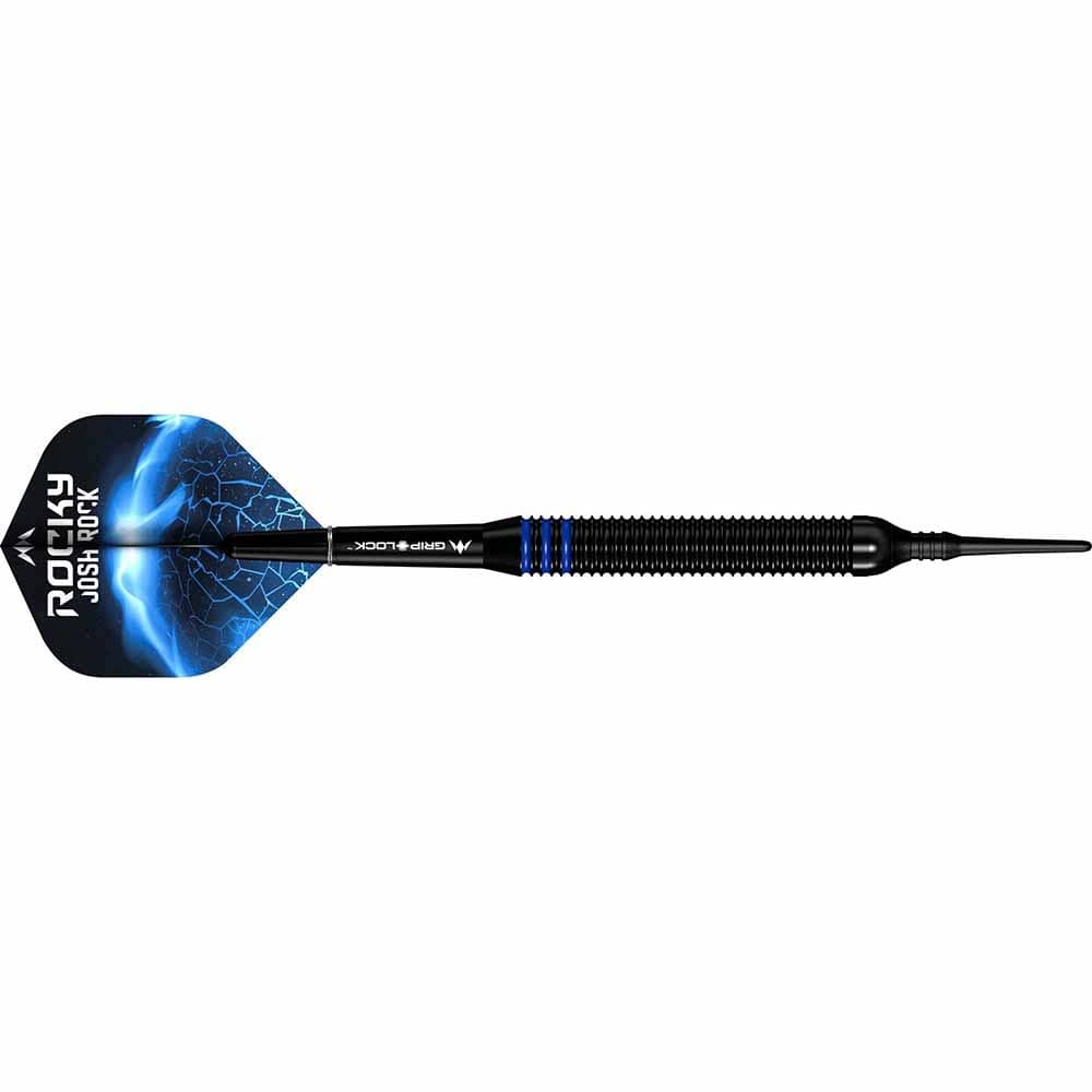 Dardos Mission Rocky Josh Rock Negro Azul Brass18g 