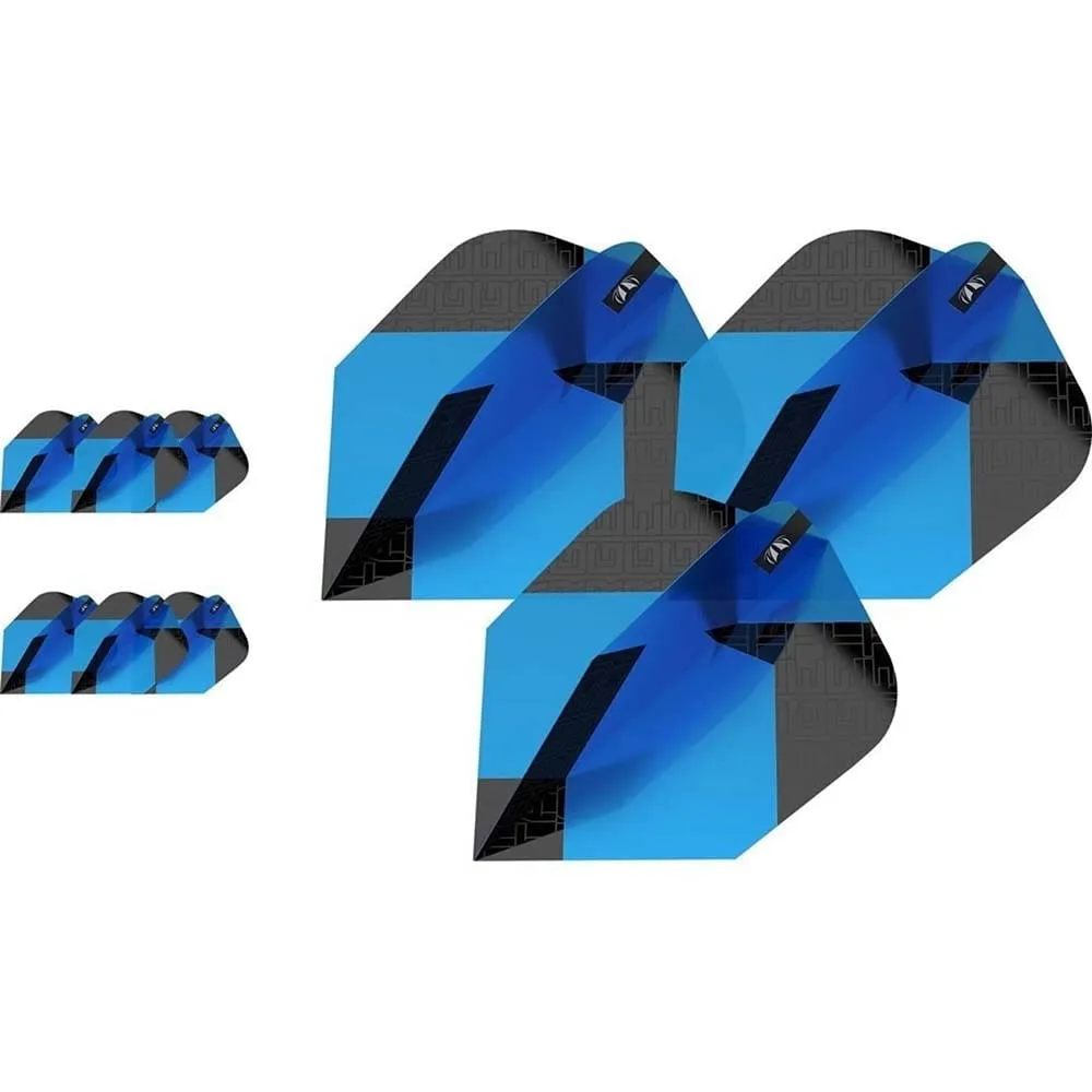 Target Tag Black Blue Flights (3 Sets) Ultra Ten - X