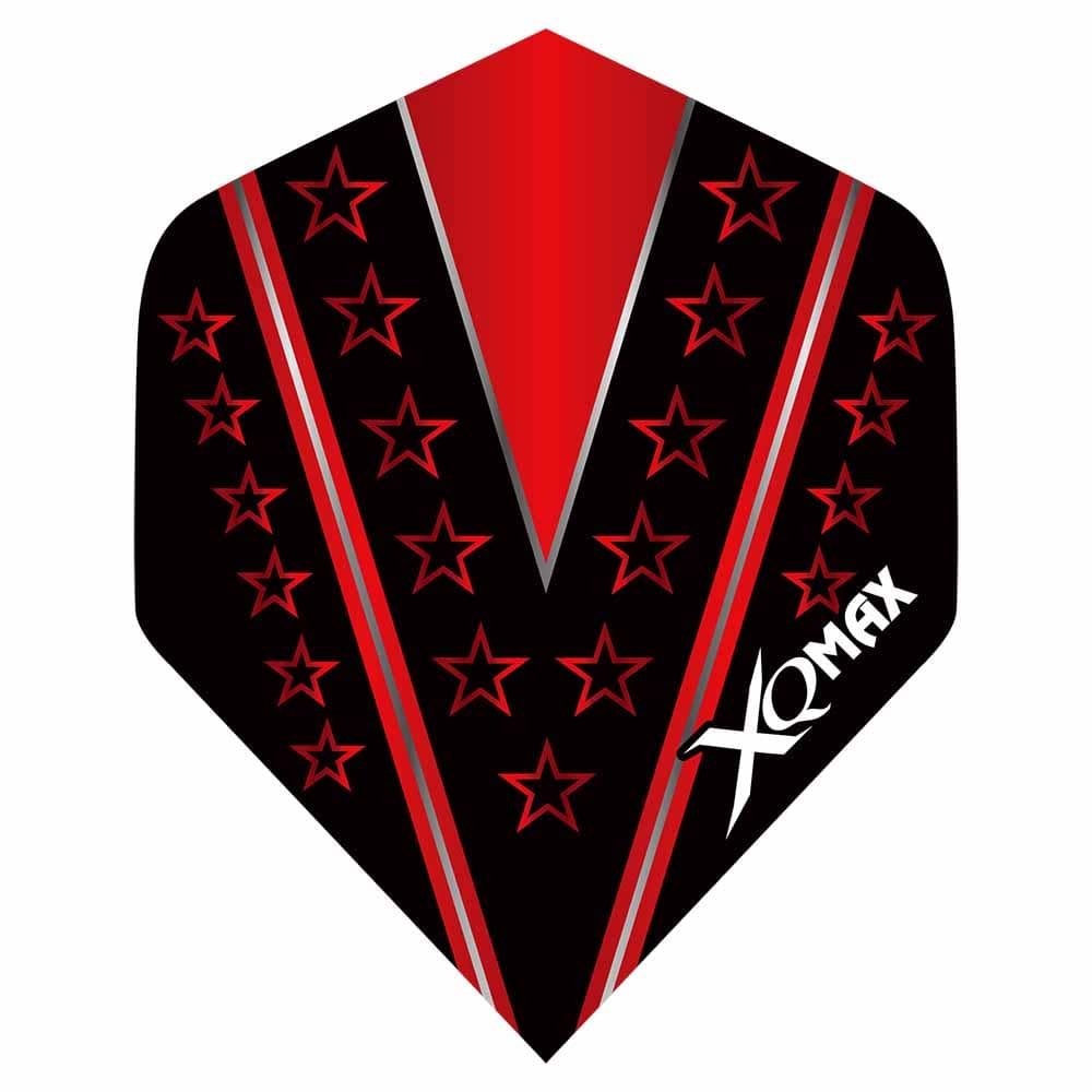 Plumas Flights XQMax Pet Darts Standard Red Star