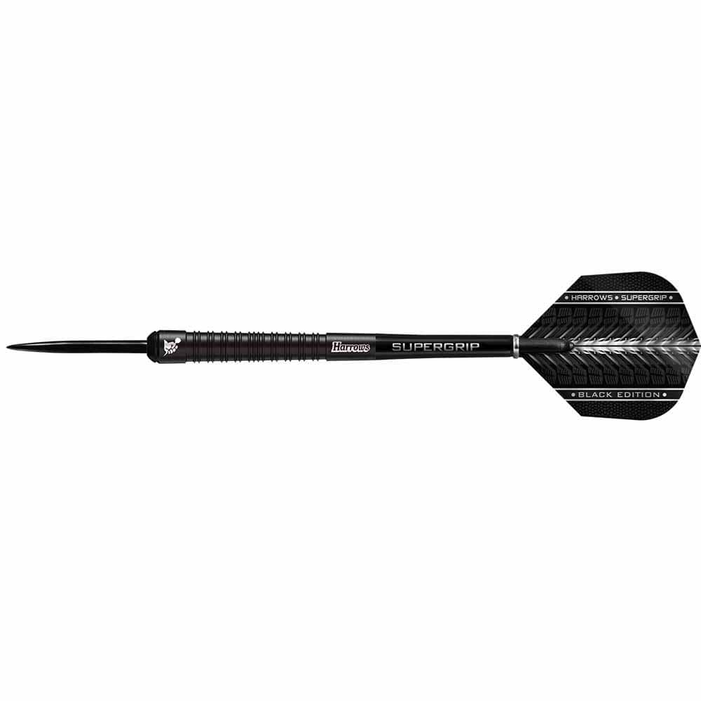 Dardos Harrows Darts SuperGrip Black 28gr 90%