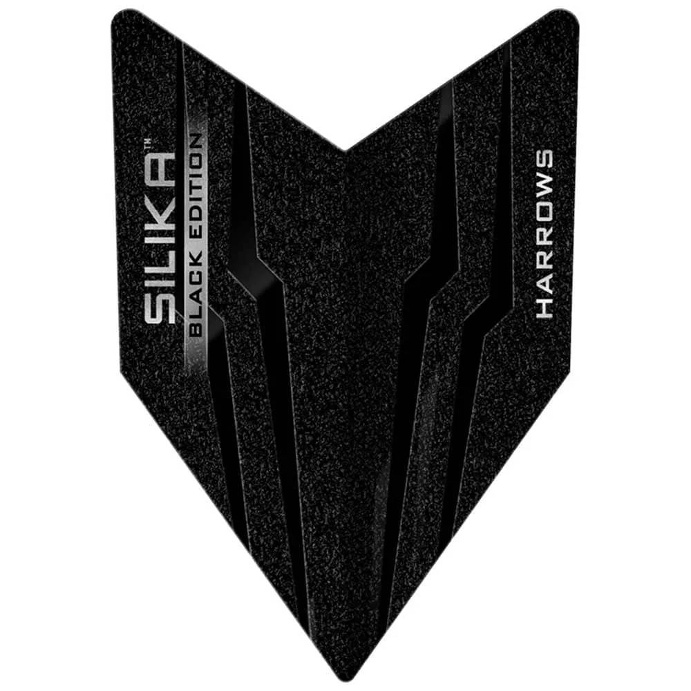 Plumas Harrows Darts Flights Velos Silika Black  