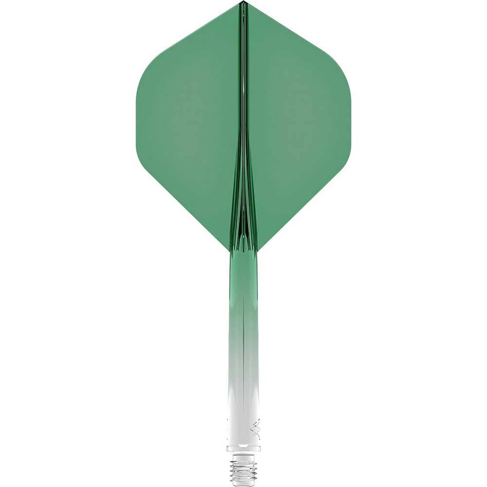 Plumas Mission Force 90 Gradient No2 Verde Transparente