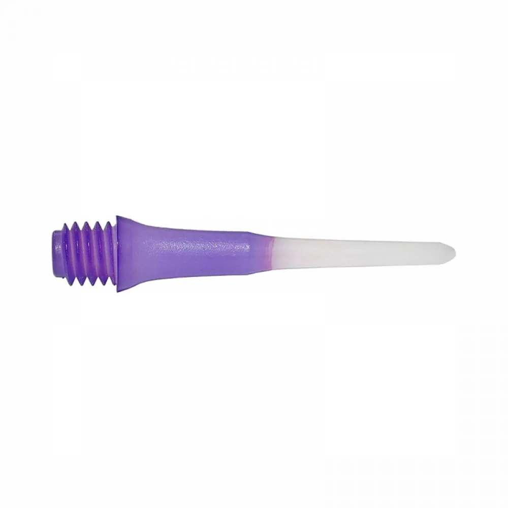 Puntas LipPoint Two Tone Gradation Purple Short 2ba 22.5mm 30unid 