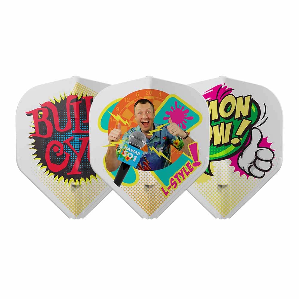 Plumas L-Style Champagne L1 EZ PRO Shape Wayne Mardle V2 Type C White