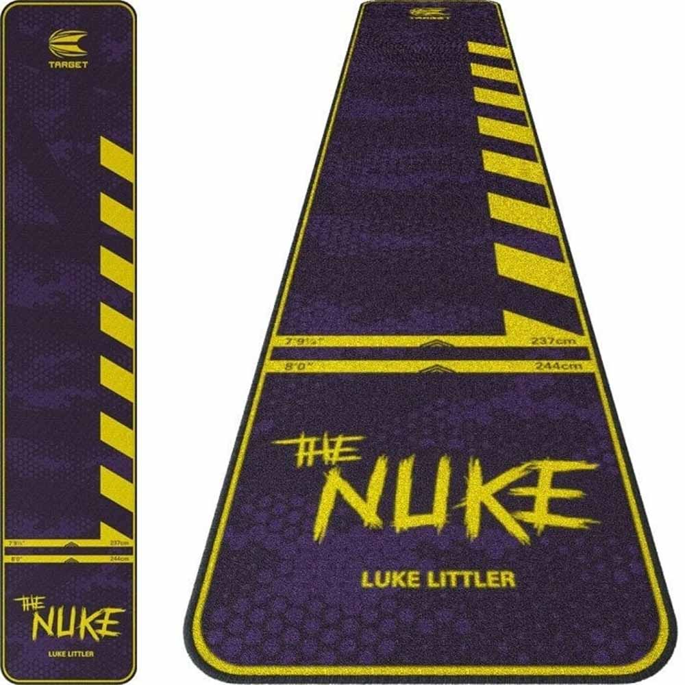 Protector Suelo Dart Mat Target Darts Luke The Nuke Littler 300 x 60cm