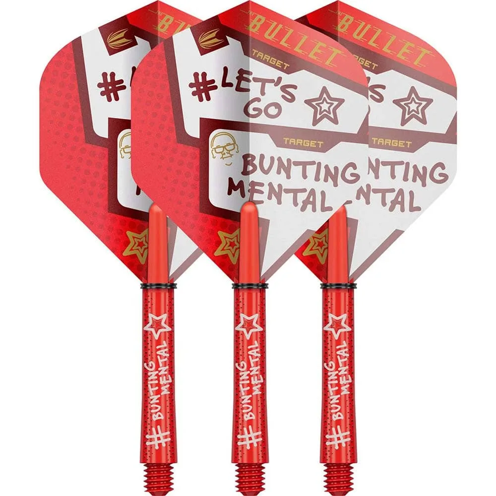 Ailettes Target Stephen Bunting (1 Sets) Ailettes + Futs Intb