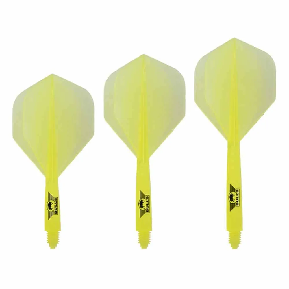 Plumas Bulls Darts Union Flights System Amarilla No2