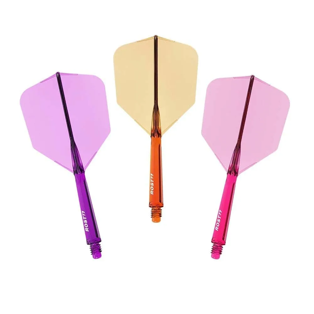 Cuesoul Rost 77 Flights Orange-Purple-Pink Transparent Big Wing L 74mm