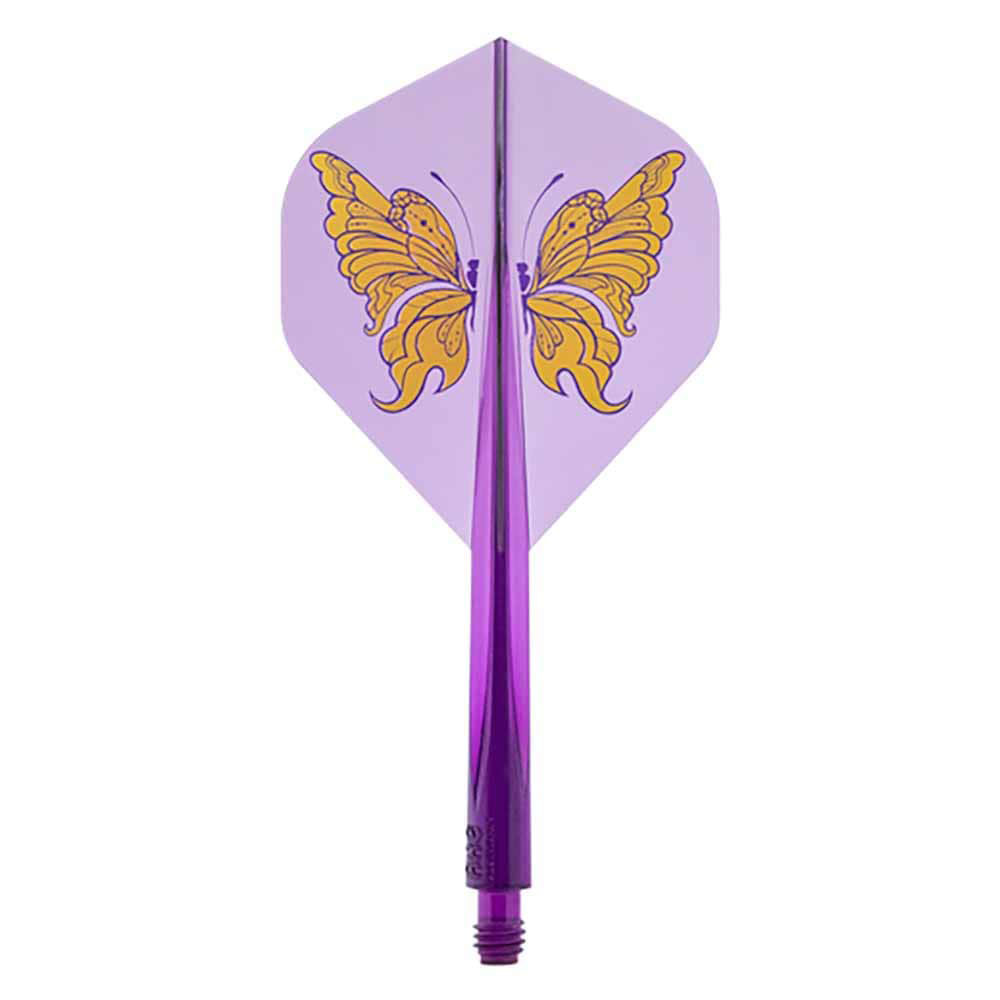 Plumas Condor Axe Swallowtail Butterfly Standard Morado S 21.5mm 3 Uds. 
