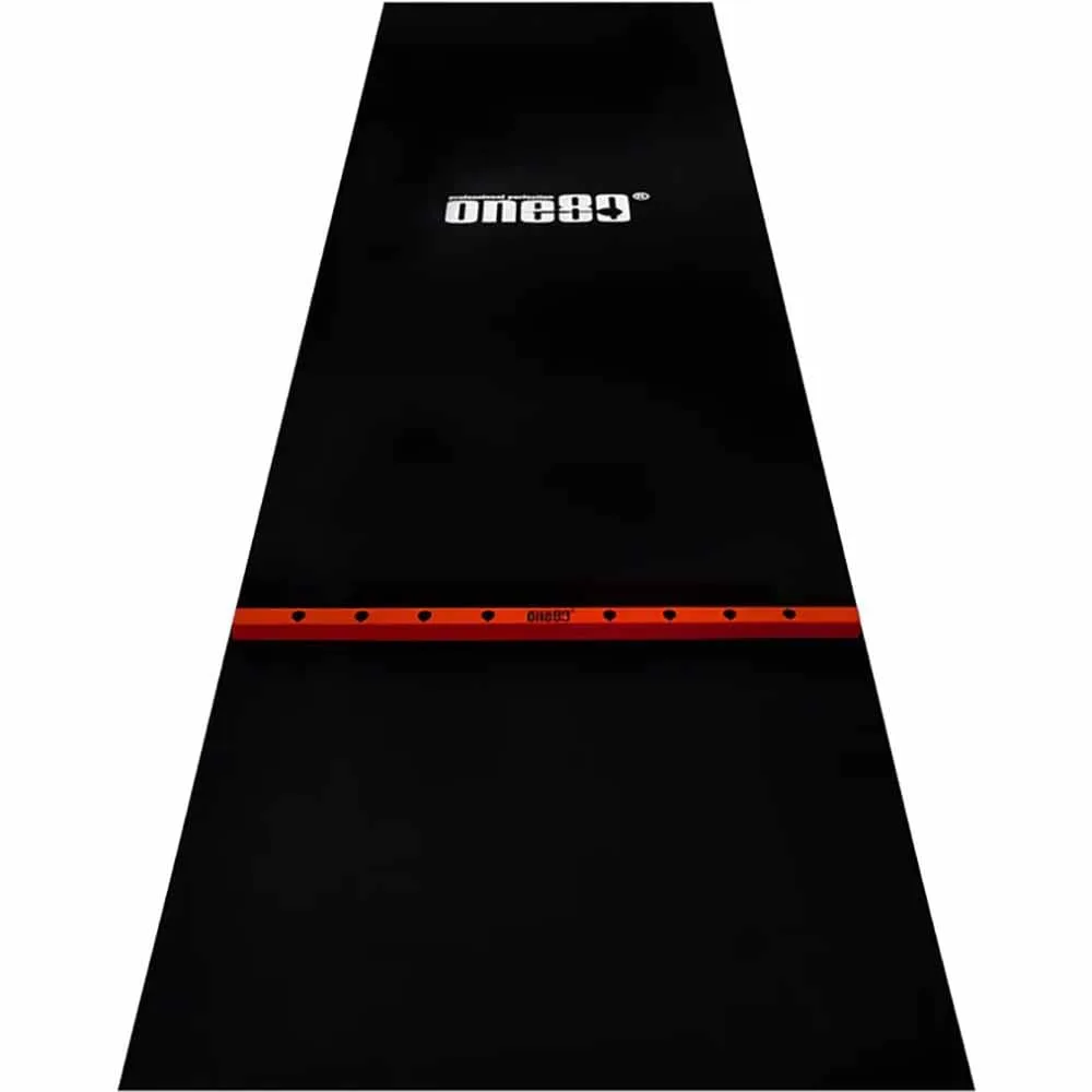 Protector Suelo One80 Detachable Oche Darts Mar 90cm Rojo