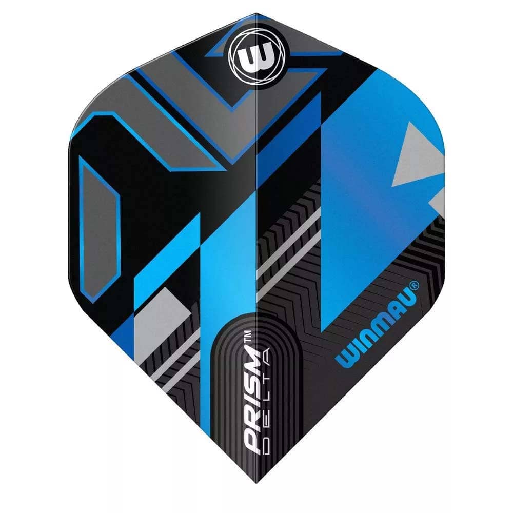 Plumas Winmau Darts Prism Delta Galactics Negro Azul