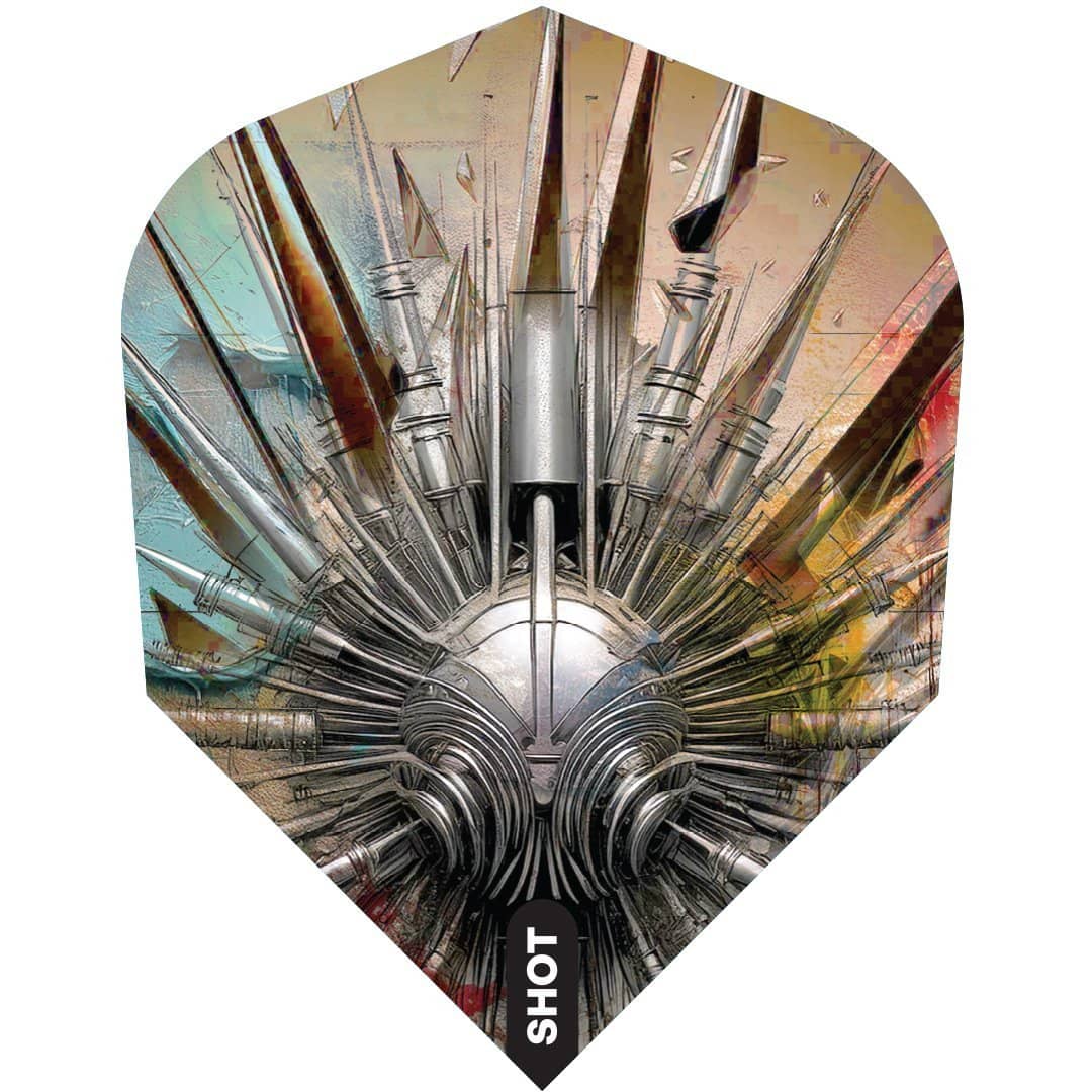 Plumas Shot Darts Gnarly Shredda Shape