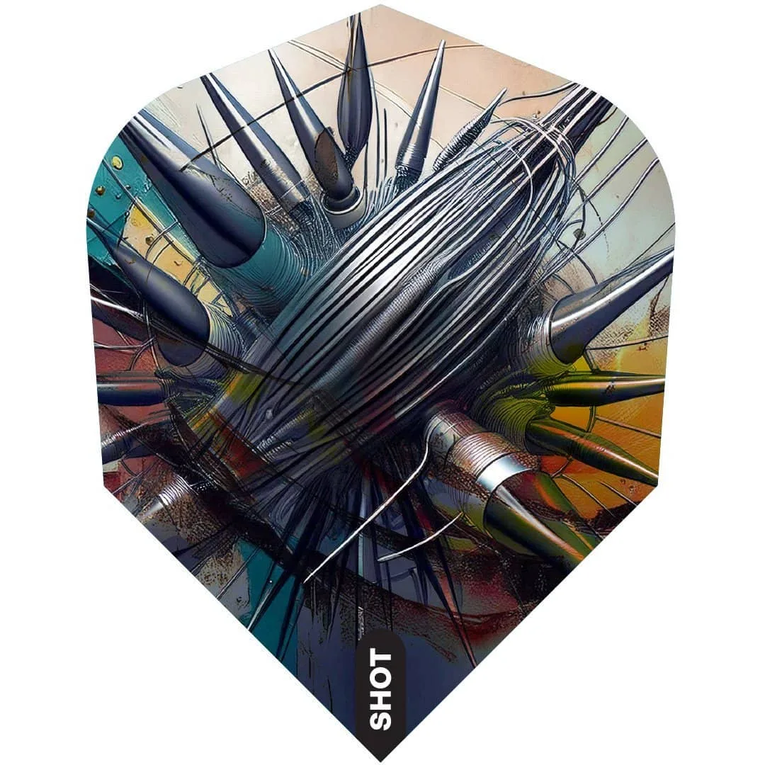 Plumas Shot Darts Gnarly Rippah Shape