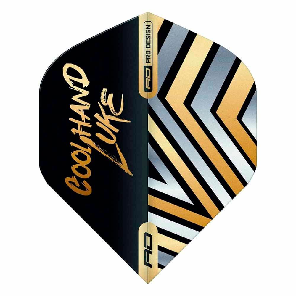 Plumas Flights Red Dragon Luke Humphries Hardcore Premium Oro NO1