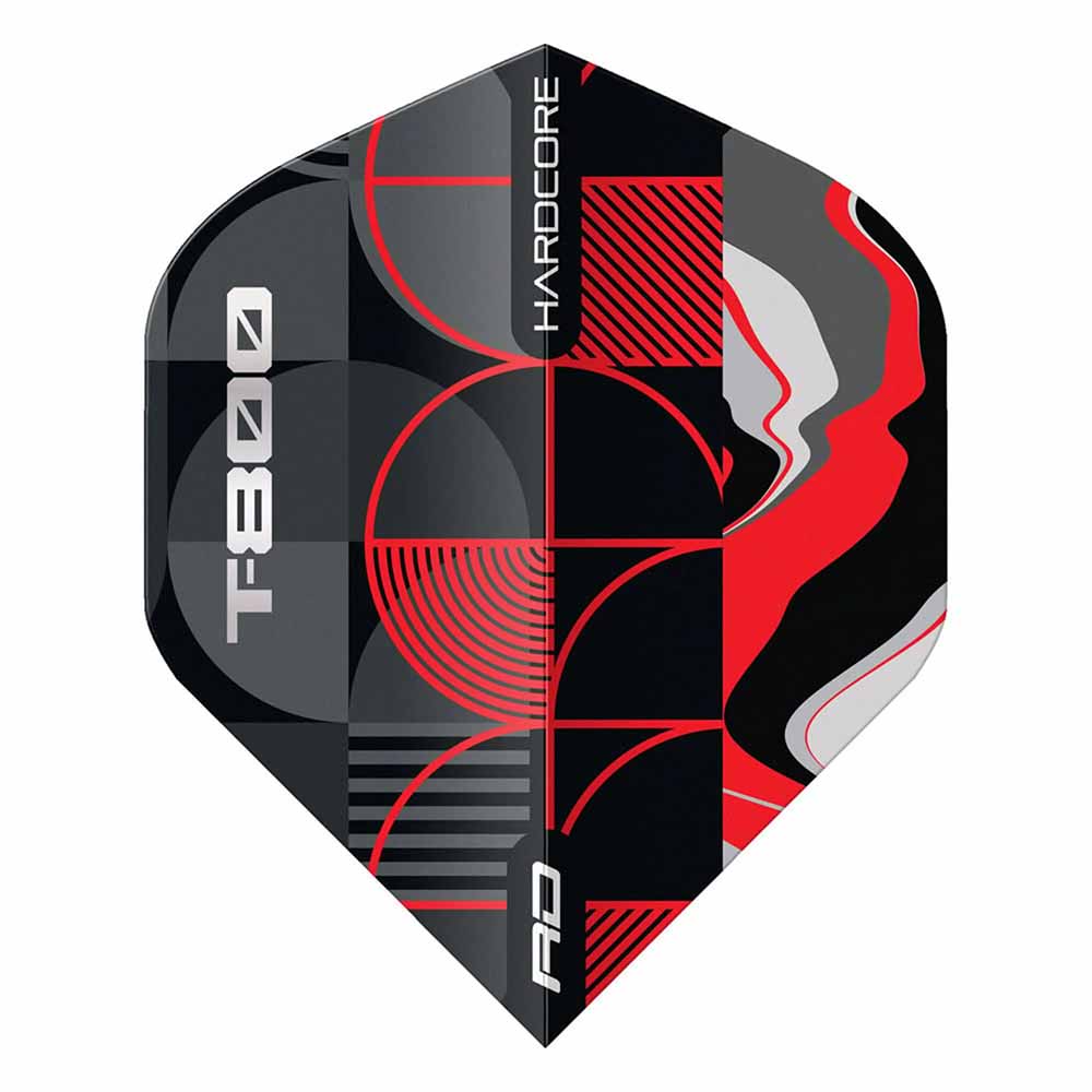 Plumas Flights Red Dragon Hardcore Premium Oro T-800