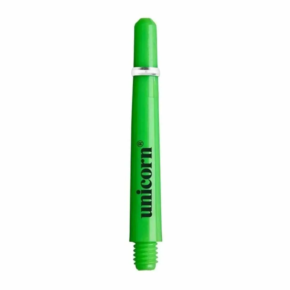 Cañas Unicorn Darts Gripper 4 PC Verde Neon 47mm 